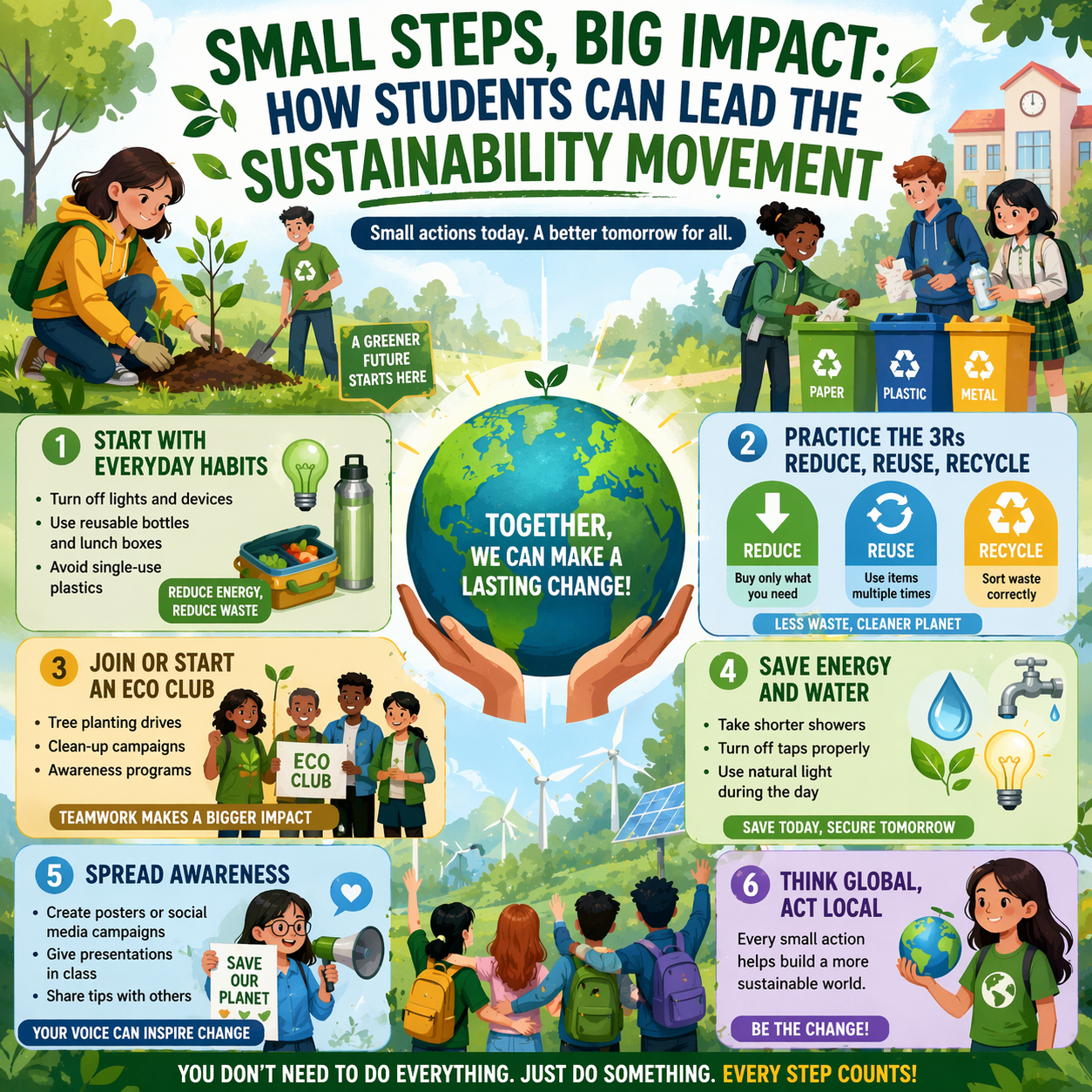 Small Steps, Big Impact: How Students Can Lead the Sustainability Movement